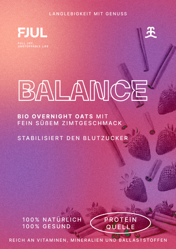 FJUL BALANCE - Overnight Oats mit extra Zimt